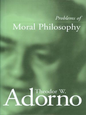 cover image of Problems of Moral Philosophy